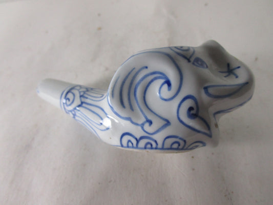 Vintage Porcelain Elephant Head Pipe