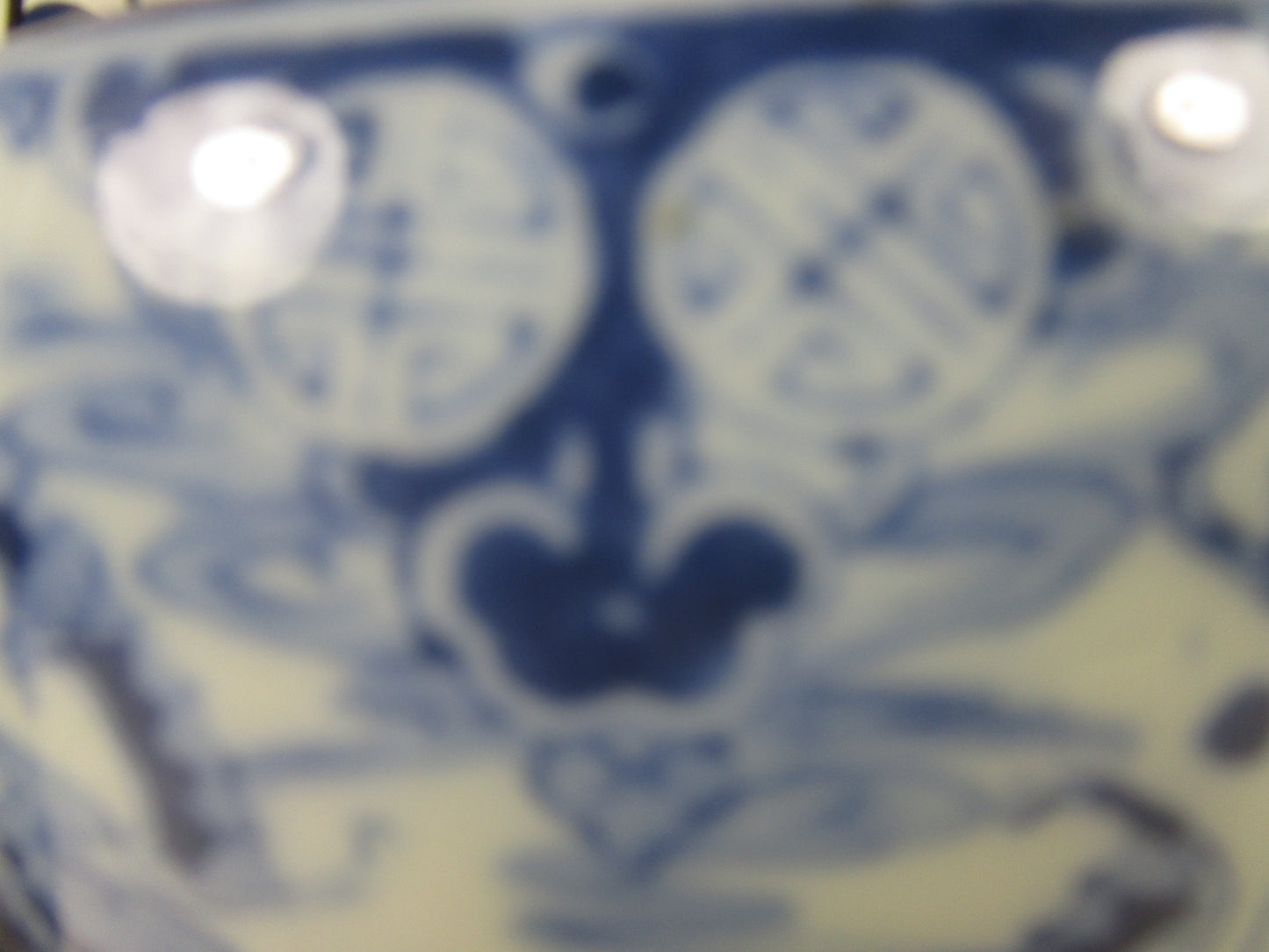 19th Century Chinese export blue and white teapot, Double Happiness era