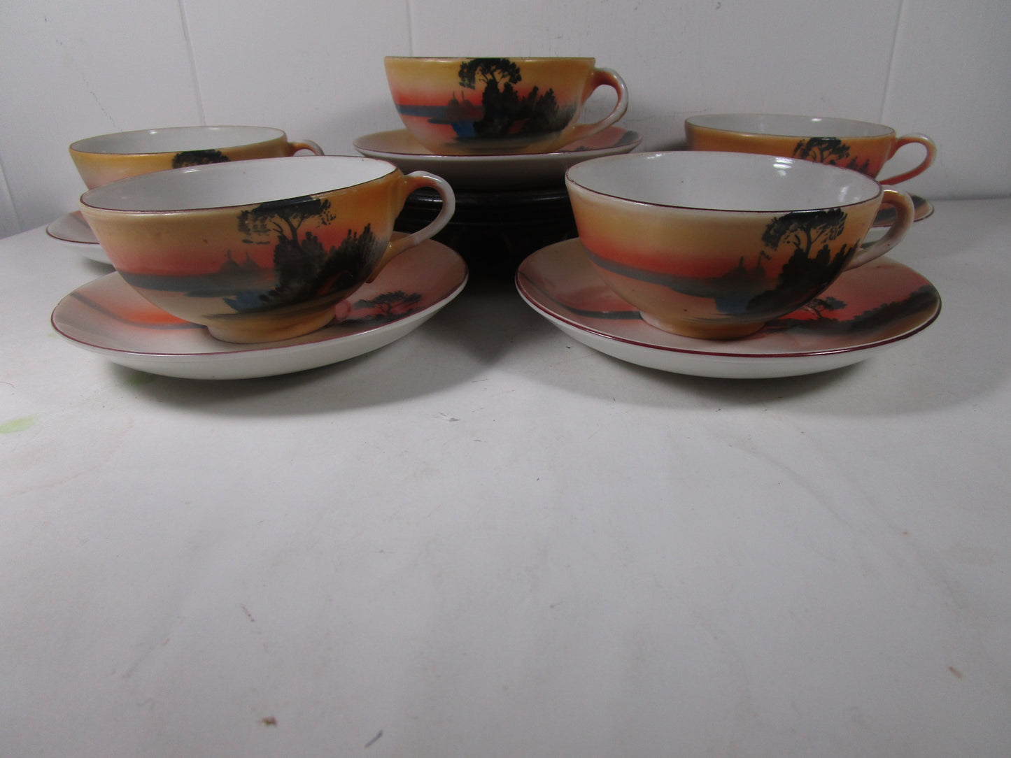 1920s Vintage Noritake japan Morimura Hand Painted Teapot Set  RARE