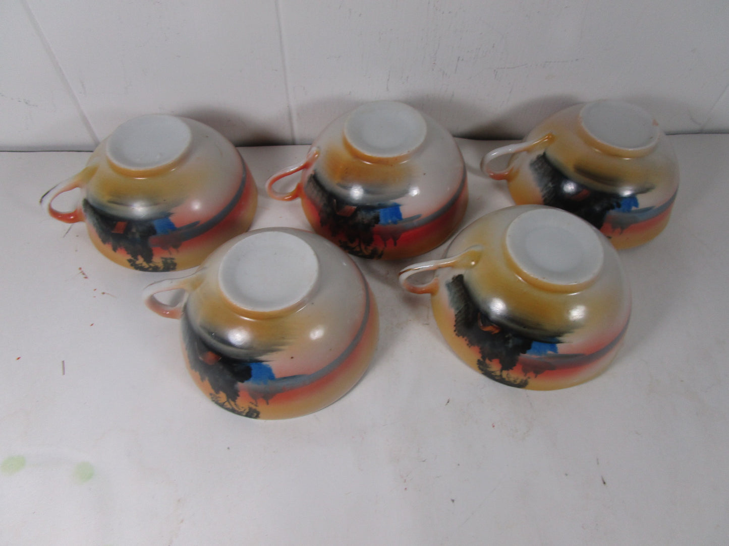 1920s Vintage Noritake japan Morimura Hand Painted Teapot Set  RARE